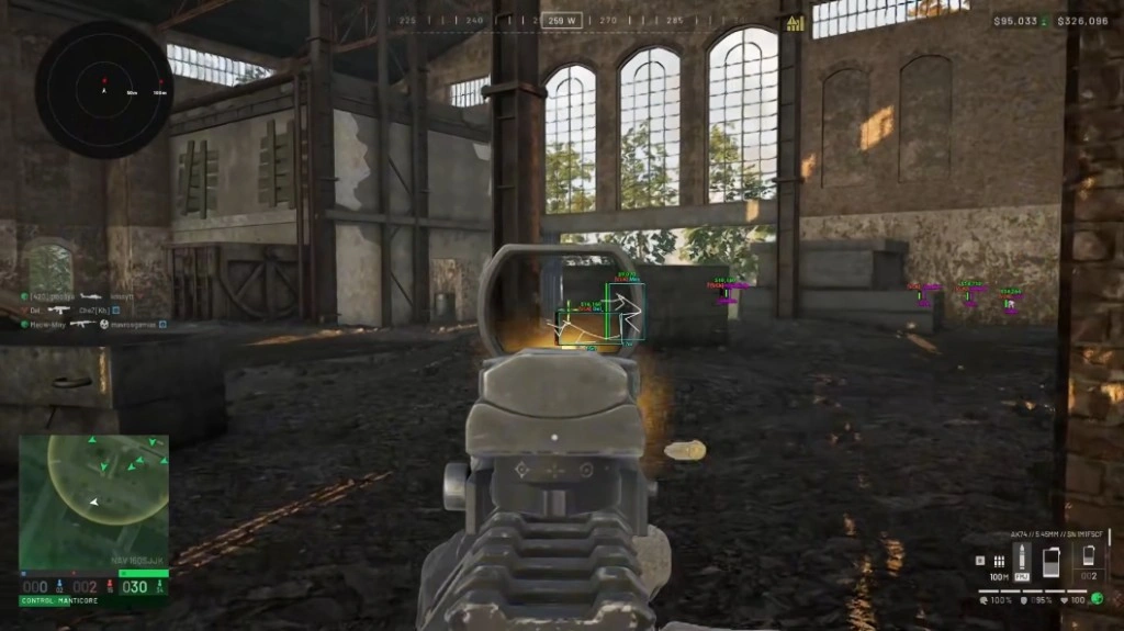 Wardogs ADS with skeleton ESP and radar mini-map